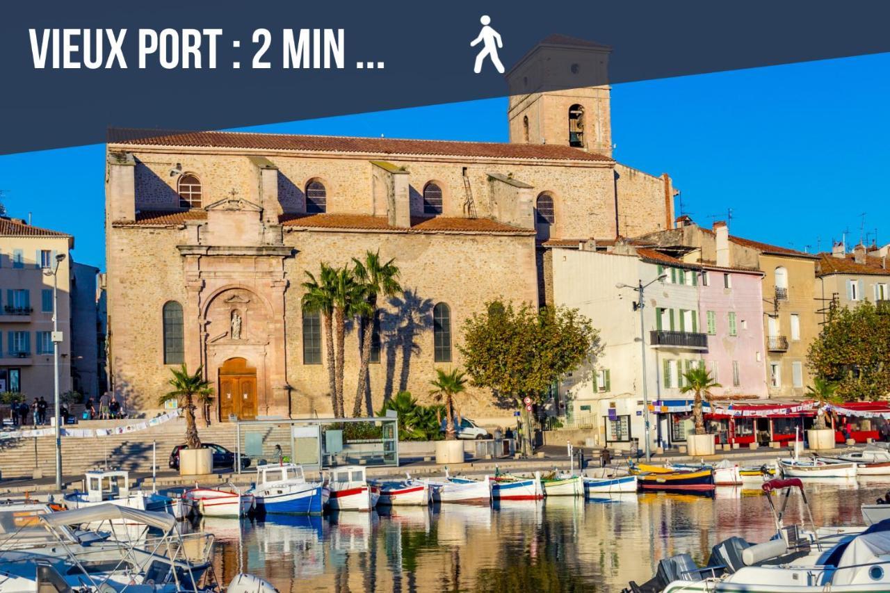 Sunny Duplex 4Pers 50M2 A 2Mn A Pieds Du Vieux Port Apartment La Ciotat Exterior photo